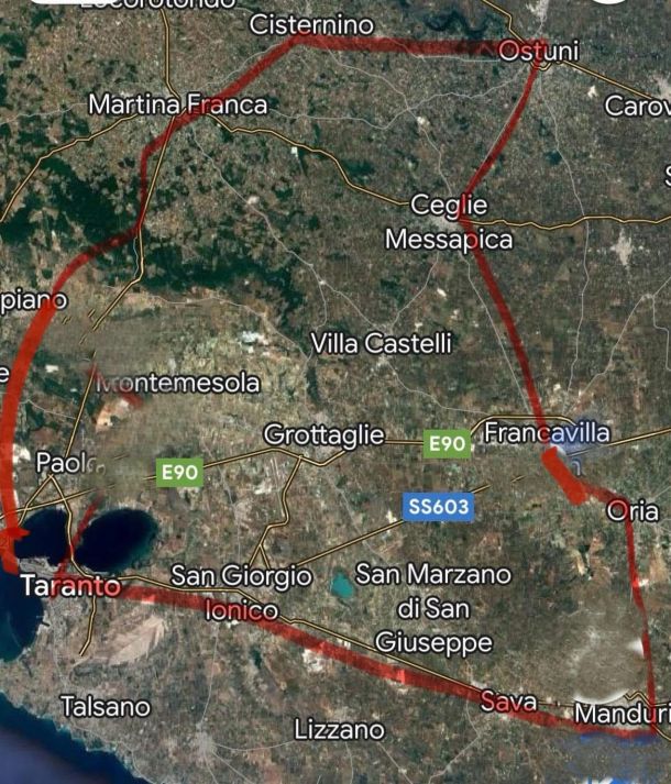 Giochi del Mediterraneo, il circuito della corsa in linea del ciclismo