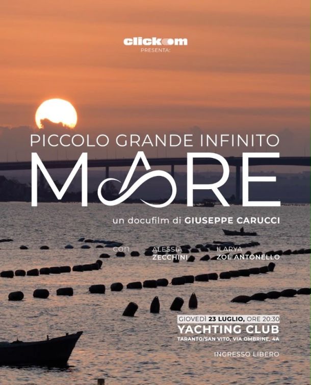 Il nuovo docufilm di Peppe Carucci, il mare di Taranto in prima visione