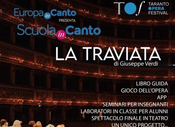 “Scuola Incanto”, gli studenti di Taranto imparano La Traviata