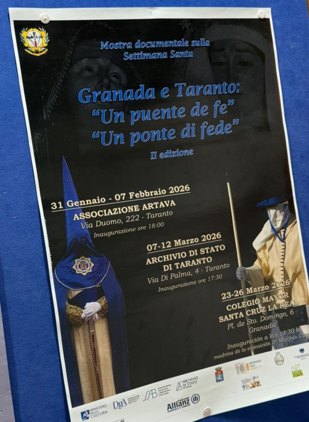 I Riti della Settimana Santa tarantina in mostra a Granada