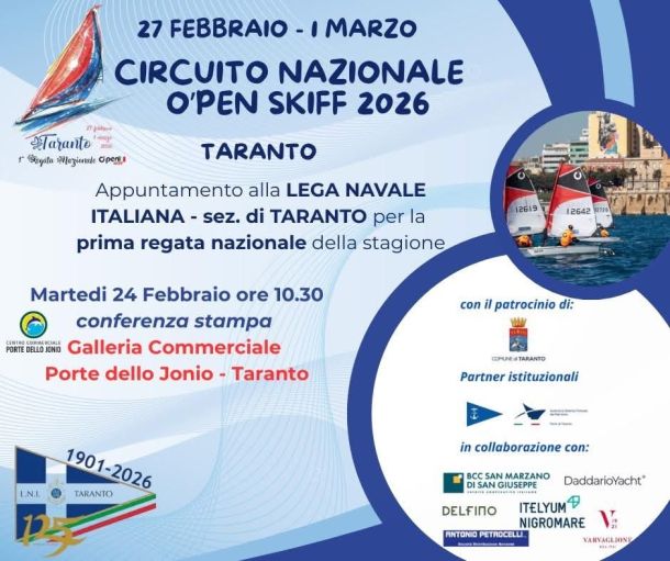 O’pen Skiff nel Mar Grande di Taranto