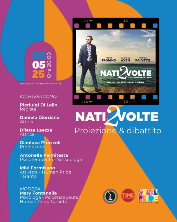 Nati 2 volte, il film e il dibattito a Spazioporto