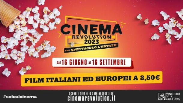 Cinema, film italiani ed europei: biglietto 3.50 euro per tutta l’estate