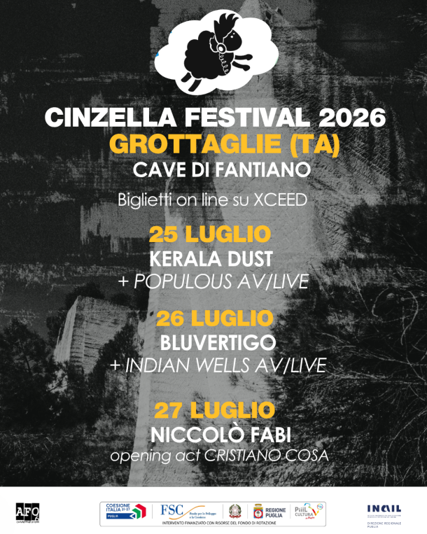 Cinzella Festival, altri nomi per l’edizione del decennale