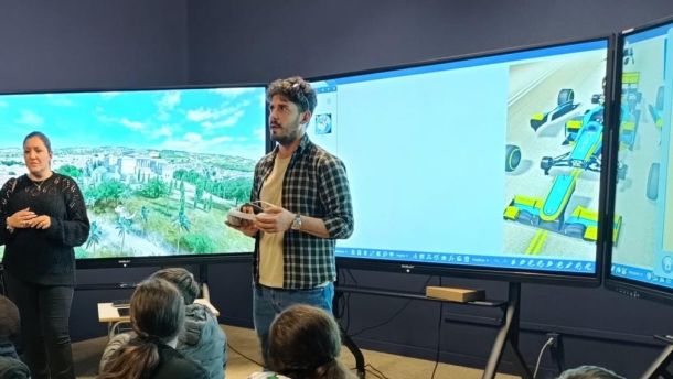 Un’aula immersiva nella scuola Consiglio nella città vecchia di Taranto