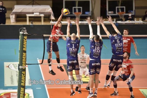 Prisma Taranto generosa, ma Itas Trentino vince in tre set al PalaMazzola