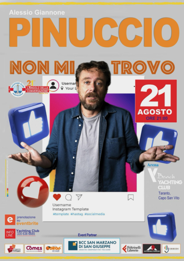 Pinuccio allo Yachting con il suo ‘Non mi trovo’