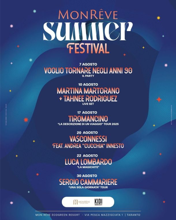 La notte di San Lorenzo al Mon Rêve Summer Festival