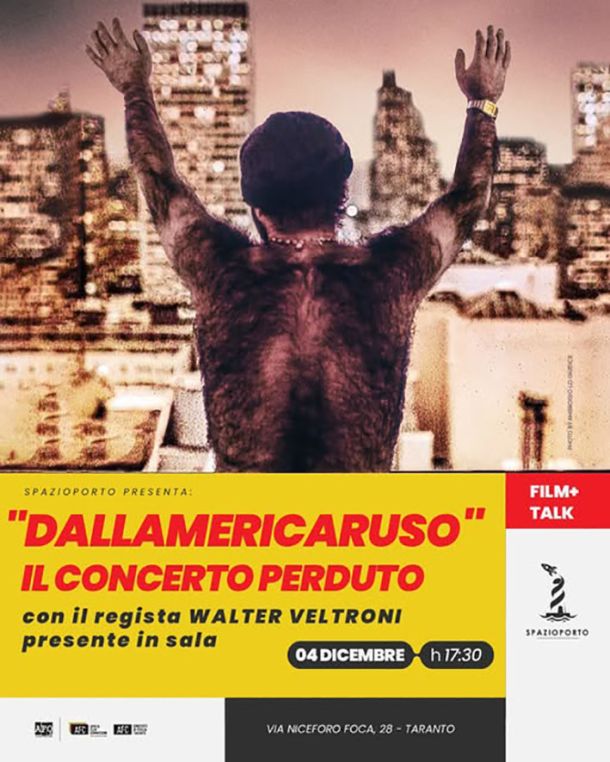 Dallamericaruso, Veltroni a Spazioporto con il docufilm su Lucio Dalla