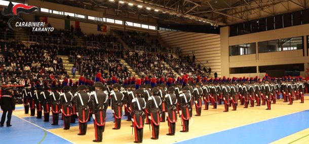 Taranto, 177 Allievi Carabinieri giurano al PalaMazzola