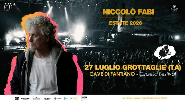Cinzella Festival, Niccolò Fabi alle Cave di Fantiano
