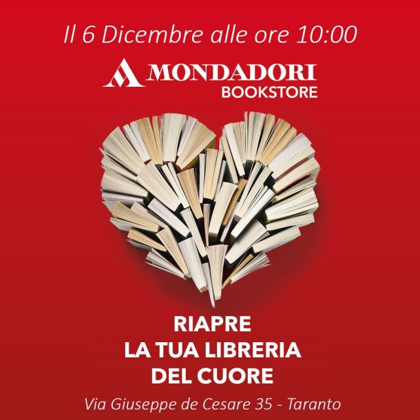 Taranto, restyling e nuovi spazi. Riapre la libreria Mondadori