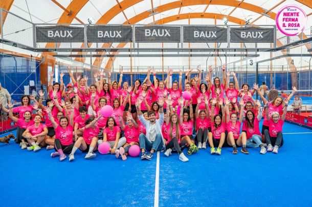 Padel e solidarietà, niente ferma il Rosa