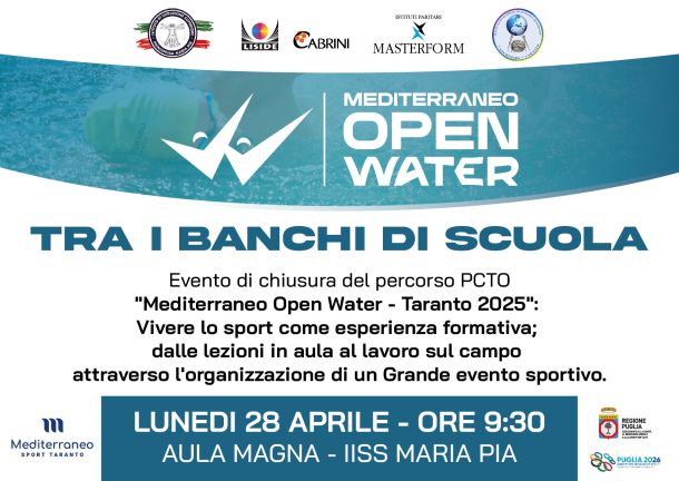 Mediterraneo Open Water, dal mare ai banchi di scuola