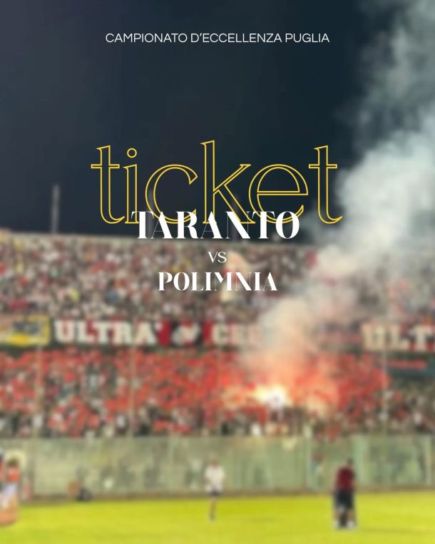 Taranto, domenica il debutto casalingo a Massafra: info biglietti