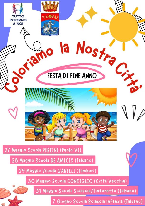 Il parco giochi ideale nei disegni dei bambini di Taranto