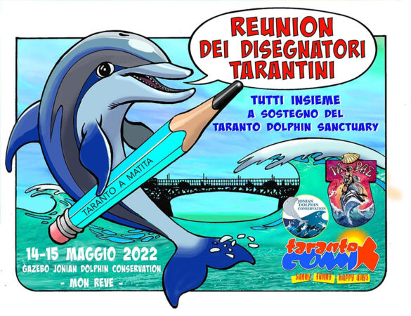 Taranto Comix, le matite di 11 disegnatori per il santuario dei delfini